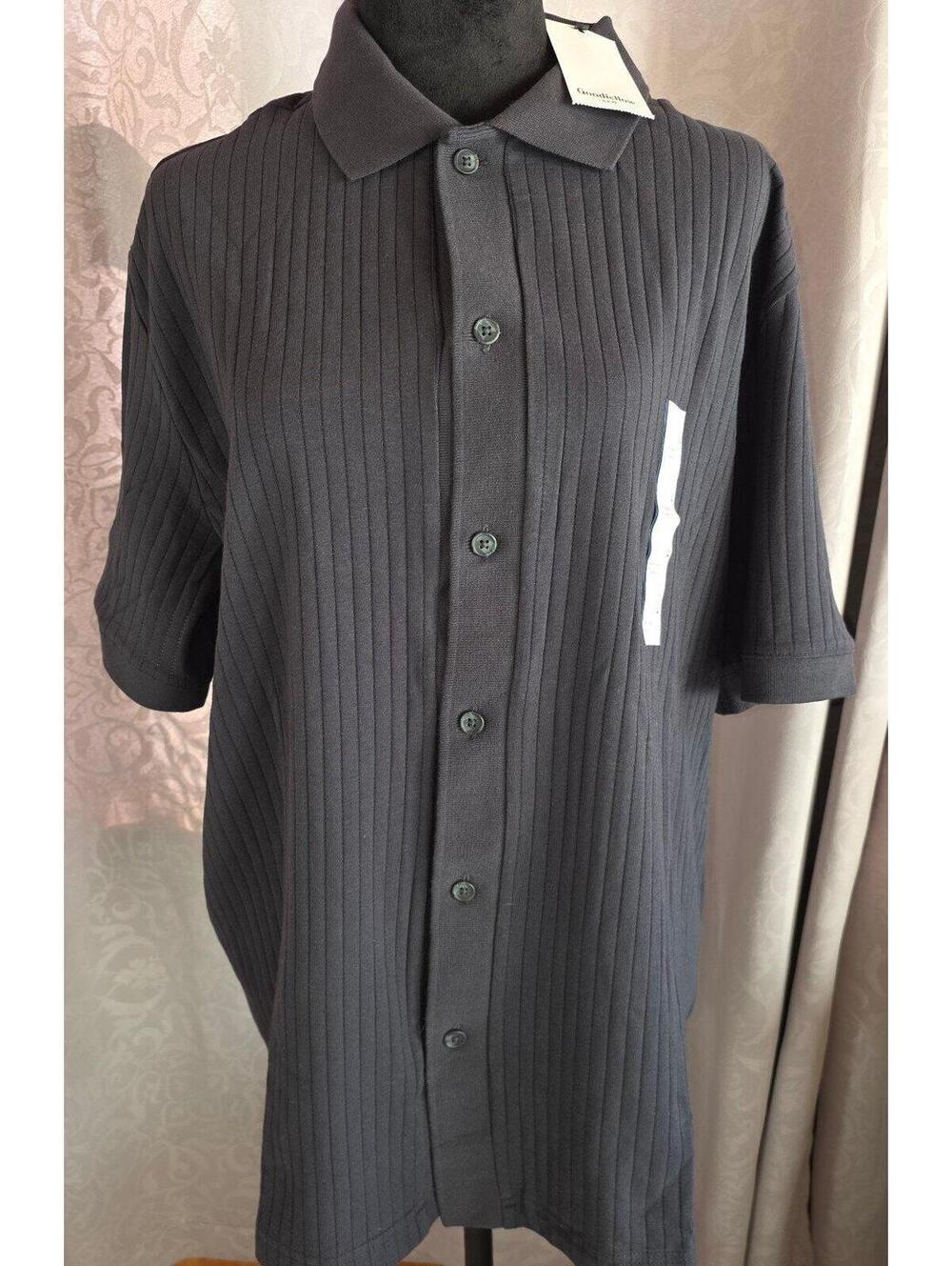 Men's Goodfellow & Co Full Button Polo Shirt - Size Large - BNWT